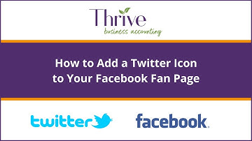 How to add a Twitter Icon to your Facebook Fan Page
