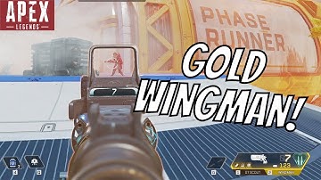 Using a GOLD Wingman in Solo Ranked Bronze! | Apex Legends PC