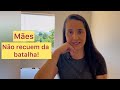 Não devemos recuar,nossos filhos são flechas