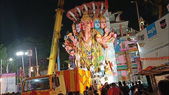 Khairatabad Ganesh Lifting with special crane | Khairatabad Ganesh Nimajjanam | Khairatabad Ganesh