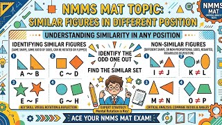 NMMS EXAM PREPARATION #CLASS 8TH#EDUCATION#MAT#PREPARATION#SIMILAR FIGURES IN DIFFERENT POSITION 