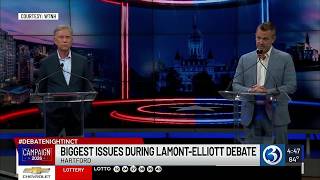 Lamont, Elliott debate utility costs, taxes and policing ahead of Democratic primary