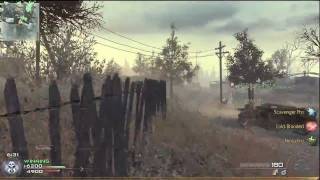 Modern Warfare 2: TDM Wasteland 44 and 2 w/ M16 and Commentary on Recording Video HD