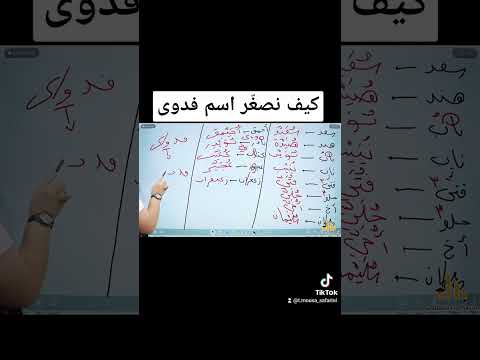 تصغير اسم فدوى