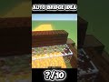 Automatic bridge idea #minecraft #idea #building