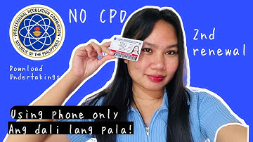 As of December 2024: How to renew PRC ID? | NO CPD UNITS | + Download undertakings | Phone only
