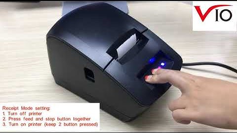 Switching between receipt mode and label mode of GP 2120TU Thermal Printer