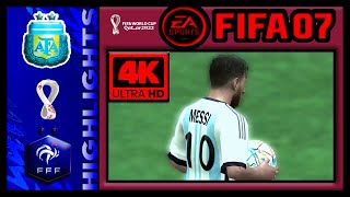 Argentina vs France ➤ FIFA 07 Qatar World Cup 2022 Patch ➤ Subscribe to get this Patch for Free!