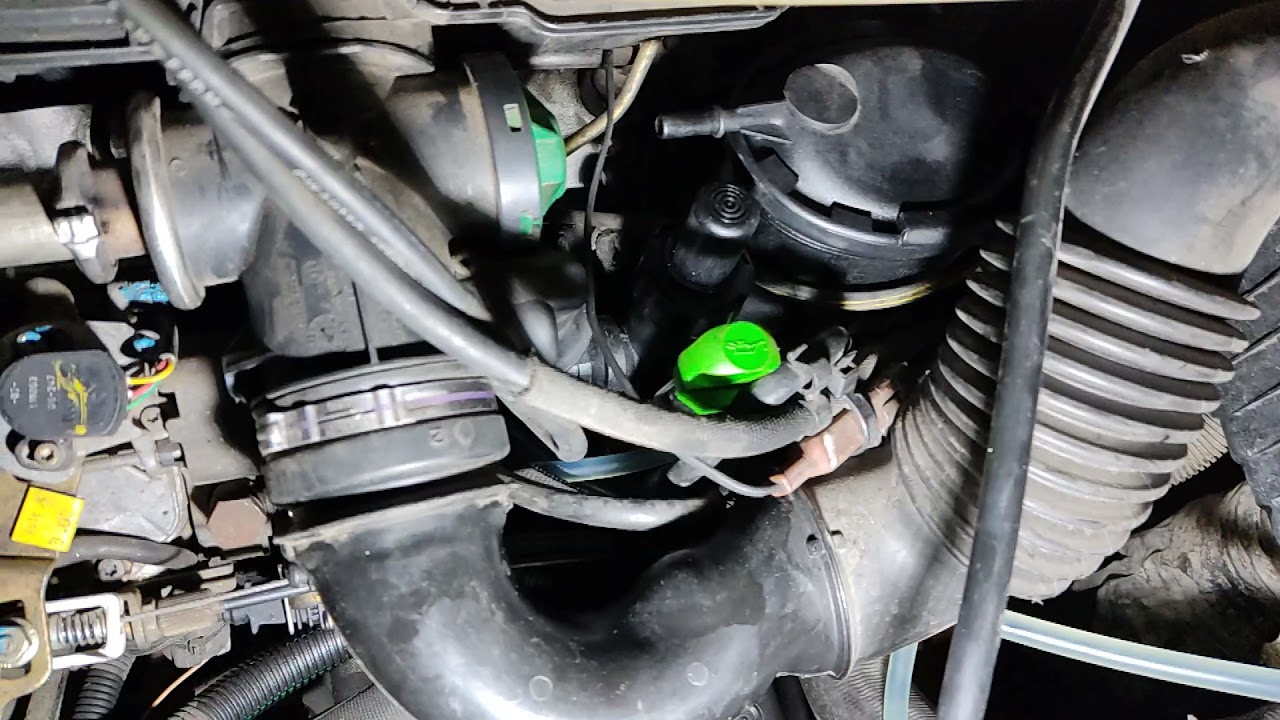 Дизель 1.9D Citroen подсос воздуха подачи топлива. - YouTube