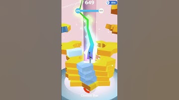 helix jump stack gold colour ball 🏀#shorts #viral #tiktok @minishortsgame