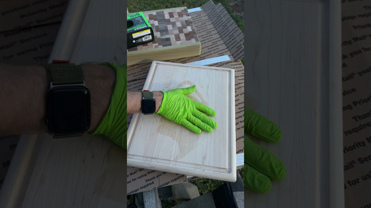 I made my first cutting board!