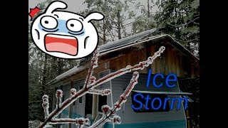 Ice Storm at the Gypsy Den!  Full Time Off Grid RV Living