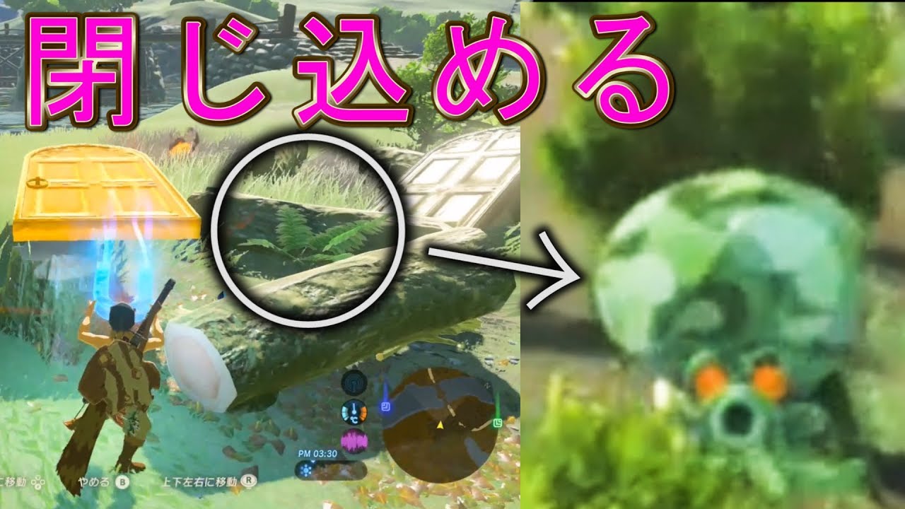 タコの風船閉じ込めたら出てこれないんじゃないの ゼルダの伝説