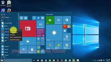Windows 10 : How to pin or unpin app to taskbar