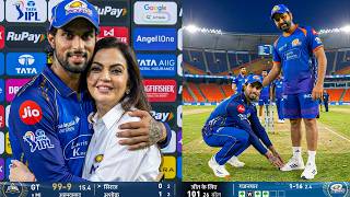 Tilak Verma Touch Rohit sharma feet Then Nita Ambani hug Tilak after his 100 in MI vs GT IPL 2026