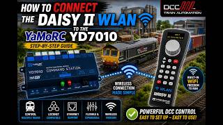 How to Connect the Uhlenbrock Daisy II WLAN to the YaMoRC YD7010 | Step-by-Step Guide No16