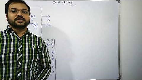 Octal to Binary Encoder