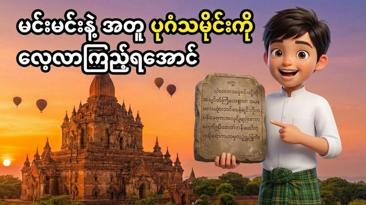ပုဂံရာဇဝင်နဲ့ ရှေးဟောင်းသမိုင်းကို မင်းမင်းနဲ့အတူ လေ့လာကြမယ် ! 