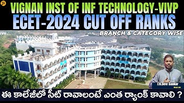 "ECET 2025 Cutoff Ranks for VIGNAN College: Category & Branch wise Breakdown" #ecet2025