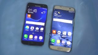 Samsung Galaxy S7 vs S7 Edge - Water Test Comparison! (4K)