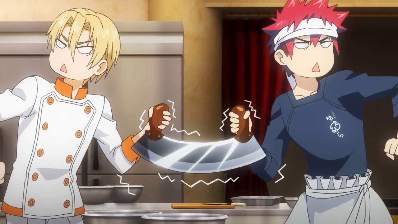 Продовольственные Войны! Пятая Тарелка || Исами Похищают, И Такуми Просит Сому Стать Его Партнером В