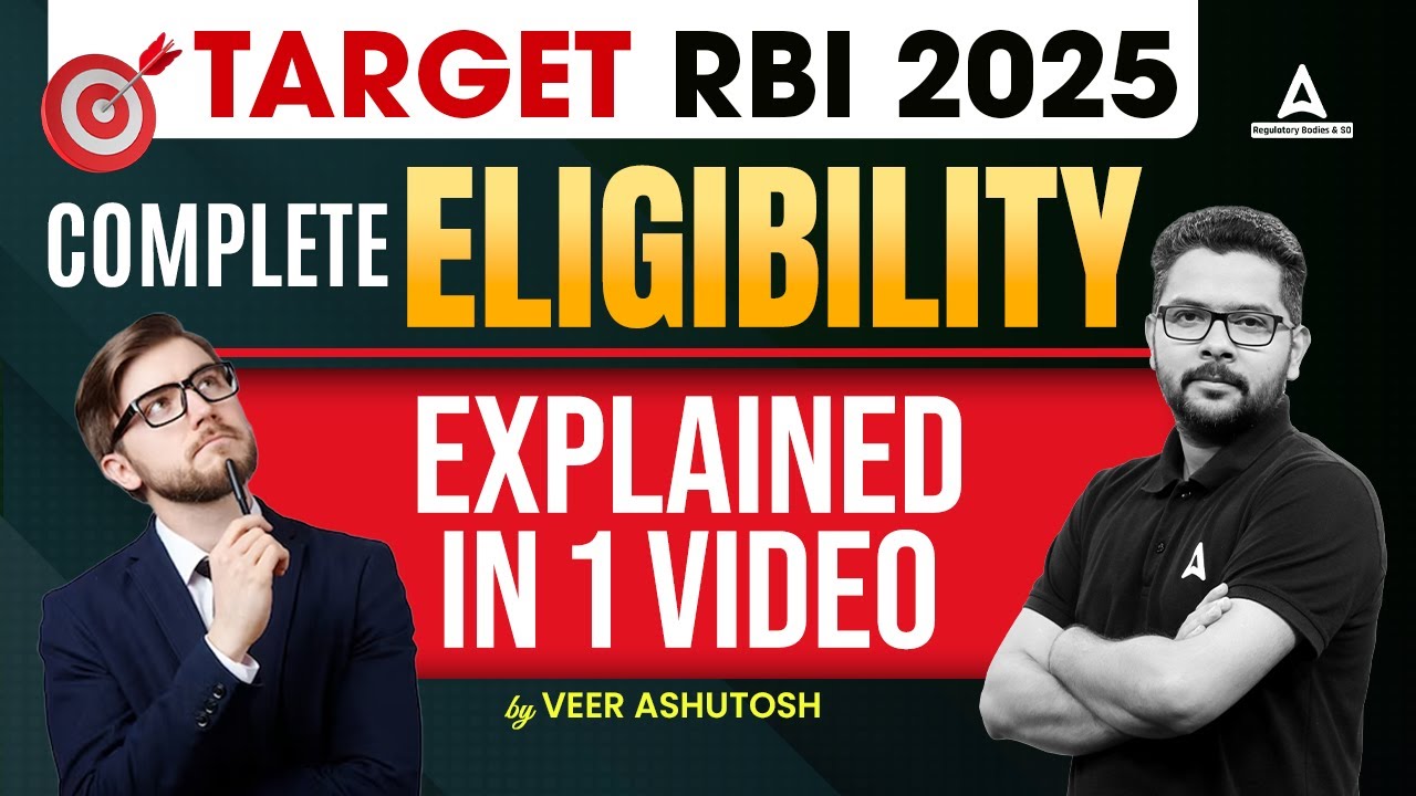 Target RBI 2025 | Complete Eligibility Explained in 1 Video | By Veer ...