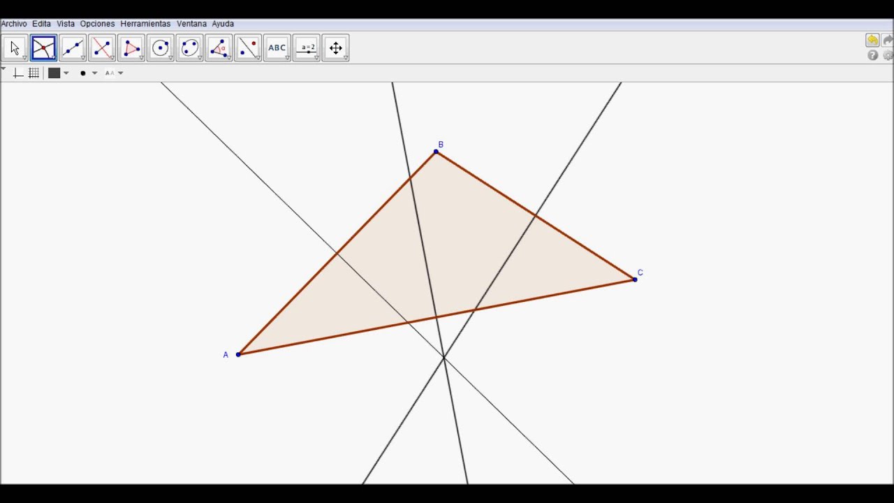Como Hacer Un Triangulo Escaleno En Geogebra