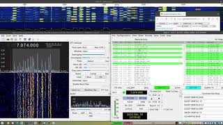 Spectran V6 - RSA2000X, SoapysSDR, GQRX, WSJT-X&FT8 Experiment on shortwave