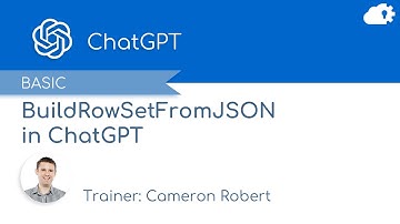 Prompt ChatGPT to use BuildRowSetFromJSON