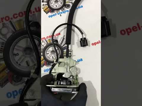 Замок двери правый задний низ Renault Master 3 / Opel Movano B 905030009R 2010- (Рено Мастер 3 / Опель Мовано B) Новый аналог, видео 1