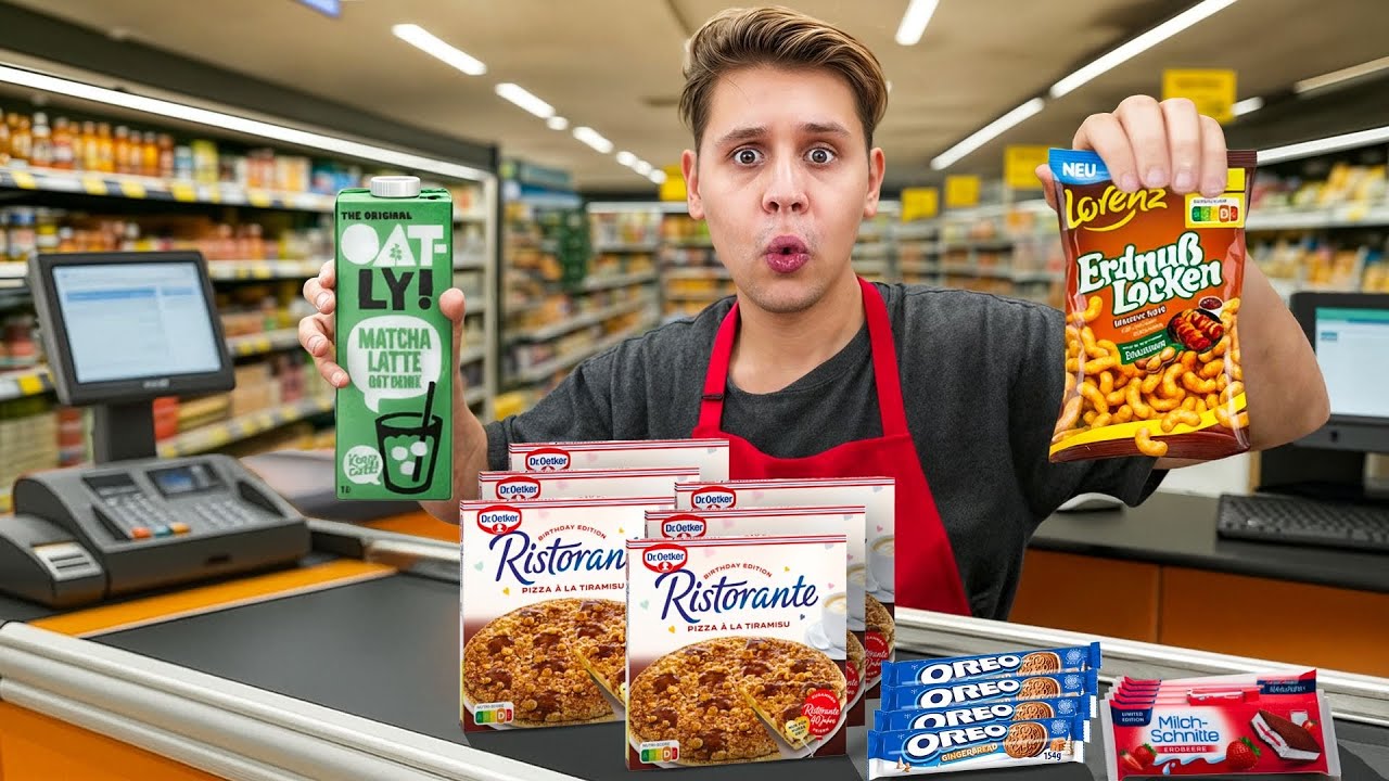 Die neusten SUPERMARKT NEUHEITEN TESTEN🛒(TIRAMISU PIZZA??)