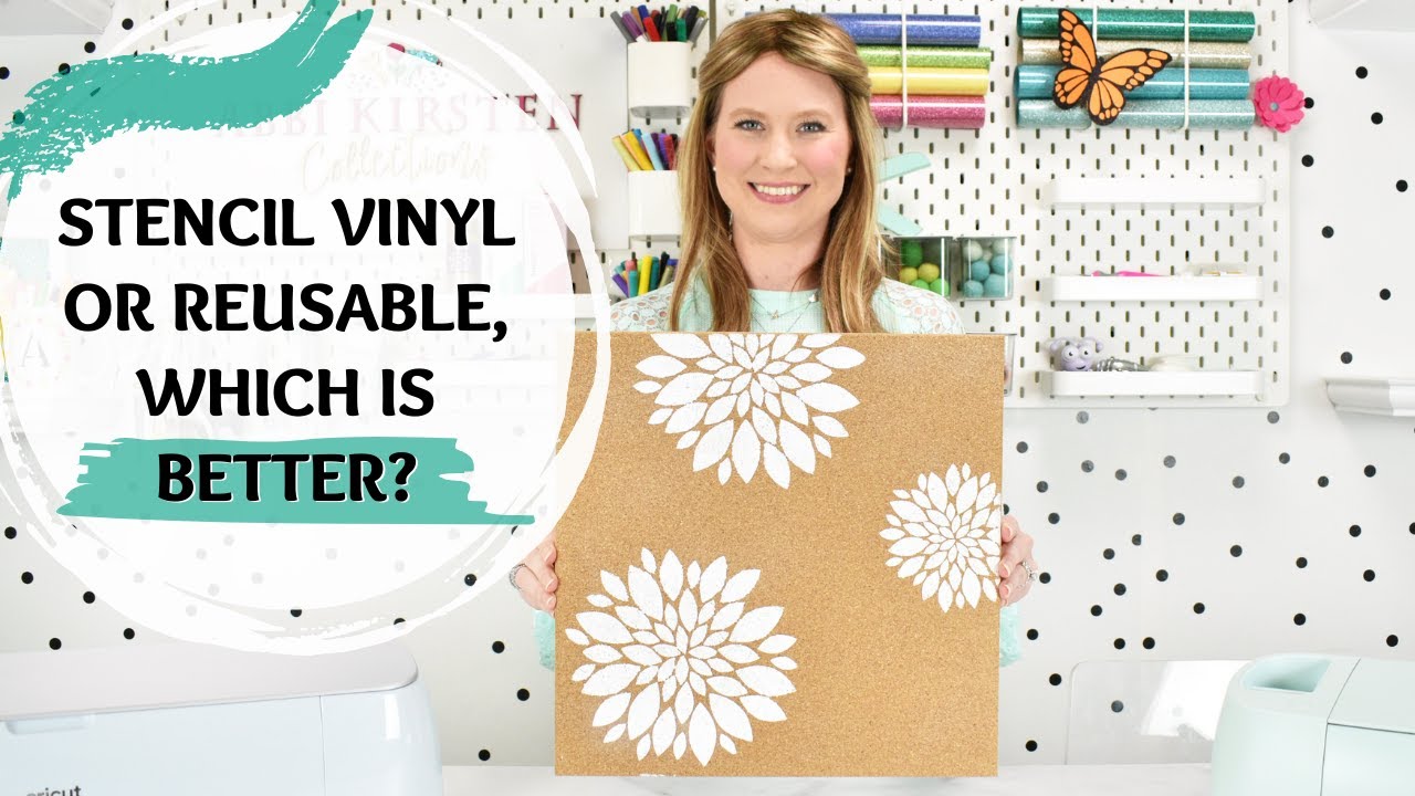 Making Stencils with Cricut: Stencil Vinyl or Reusable, Which is