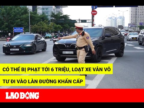 Video Có thể bị phạt tới 6 triệu, loạt xe vẫn vô tư đi vào... - youtube