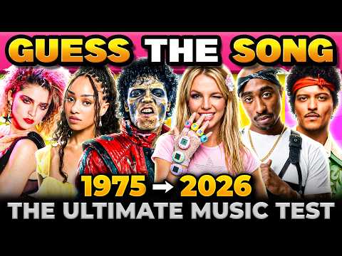 GUESS THE SONG ✨ 1975 to 2026! (The Ultimate Music Test) - YouTube