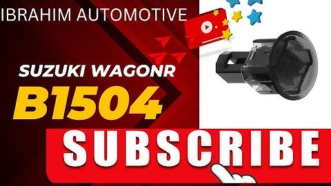 SUZUKI WAGONR B1504 SUNLOAD SENSOR