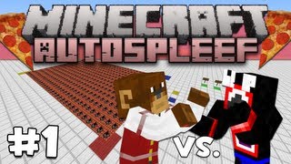Minecraft Custom Map - AutoSpleef w/ 8BitMonkey - Part 1 - Taking The Lead!