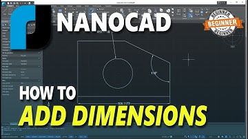 NanoCAD How To Add Dimensions