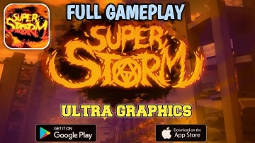 SUPER STORM: Parkour Action Game - Full Gameplay - (Android,IOS)