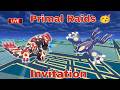 🔴Live Primal Groudon & Kyogre 🥳 Raid invitation by #raj4t5 in #pokemon go