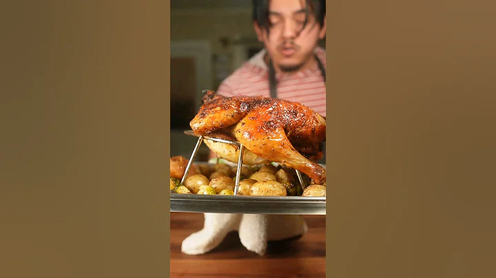 chicken roast for beginners! #chicken #vegetables #roasting