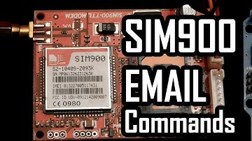 SIM900 EMAIL AT COMMANDS - Sending email via GPRS
