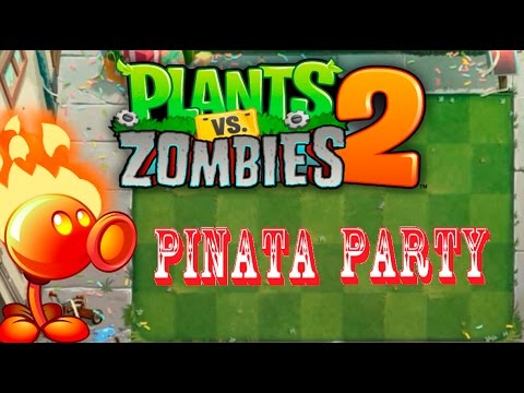 plants vs zombies 2 Happy 6th Birthday Pinata Party - YouTube