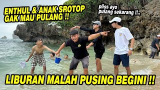 LIBURAN PALING RIBET !! Biasanya pusing ngurusin Enthul sekarang nambah anak Srotop TV