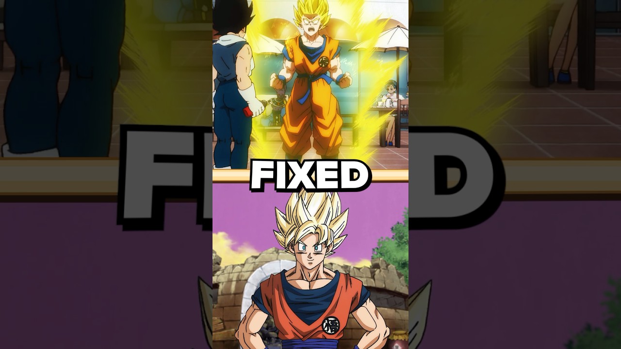 DBS fixed Super Saiyan