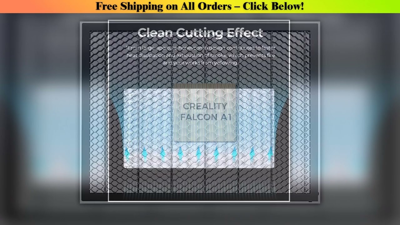 Creality Laser Cutting Honeycomb Working Table Board Platform for Falcon A1 10W Laser Engraver