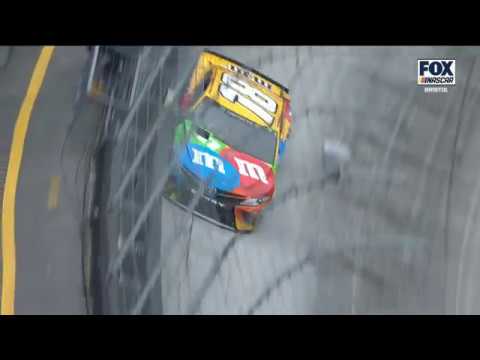 Monster Energy NASCAR Cup Series 2017. Bristol Motor Speedway. Kyle Busch Crash #2