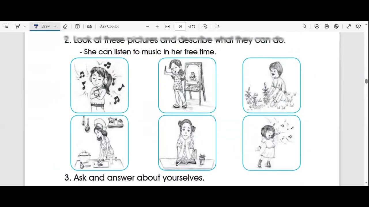 Hobbies/الصف الخامس