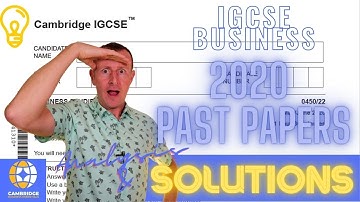 June 2020 IGCSE (O-level) Business Studies Past Paper 1 and 2 - Most Difficult Questions Solved