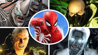 SpiderMan PS4  All Bosses + Cutscenes