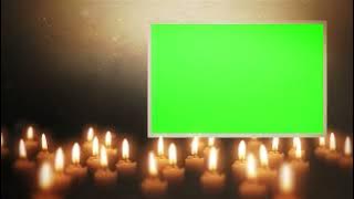 Funeral Green Screen Template with Animated Candles | FREE TO USE | iforEdits